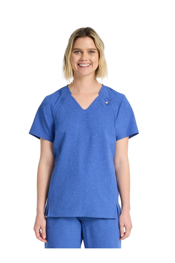 Women's Fashion Stretch V-Neck Scrub, Sizes XS-3XL
