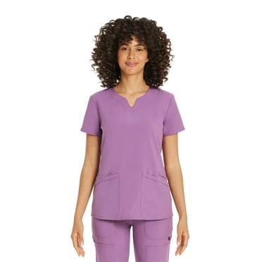 Scrubstar Women's Fashion Stretch V-Neck Scrub Top, Sizes XS-3XL