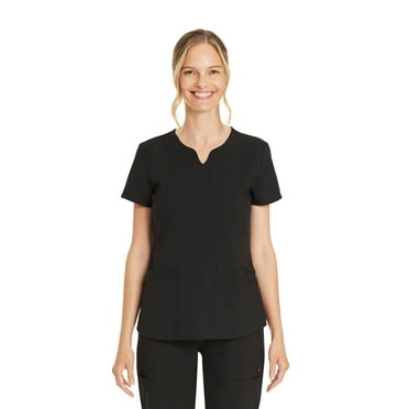 Scrubstar Women's Fashion Stretch V-Neck Scrub Top, Sizes XS-3XL