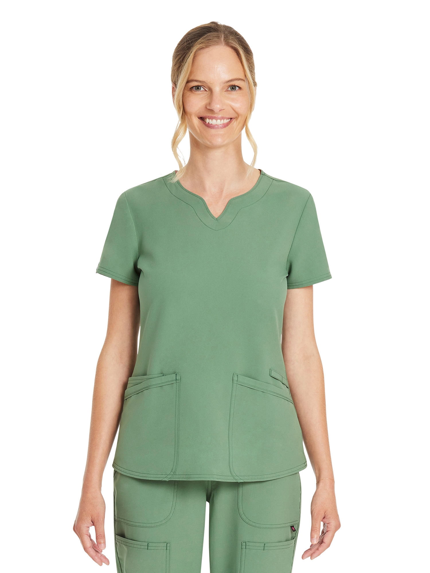 Scrubstar Women's Fashion Stretch VNeck Scrub Top