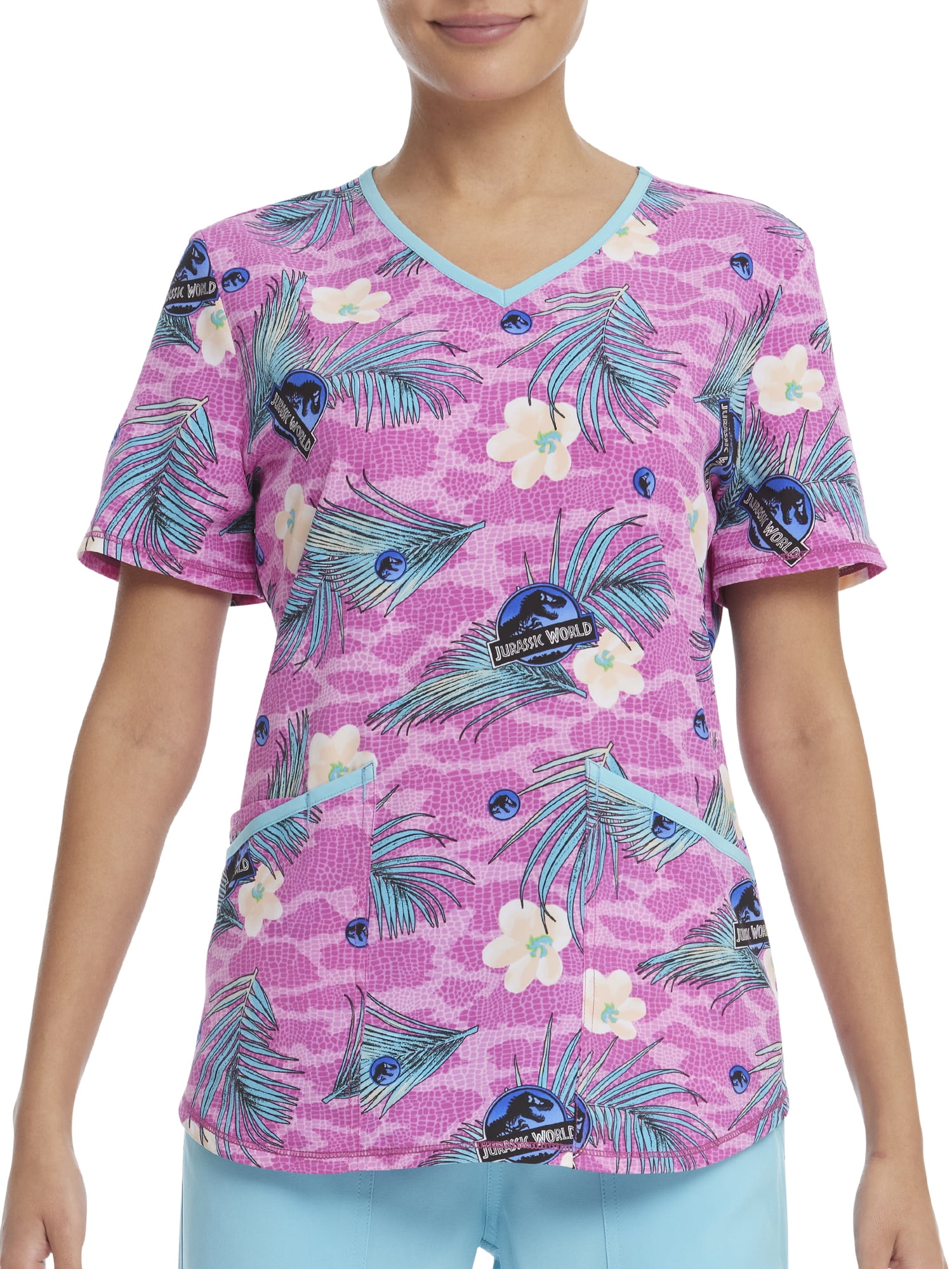 Australian Made Scrub Top- Jurassic Park
