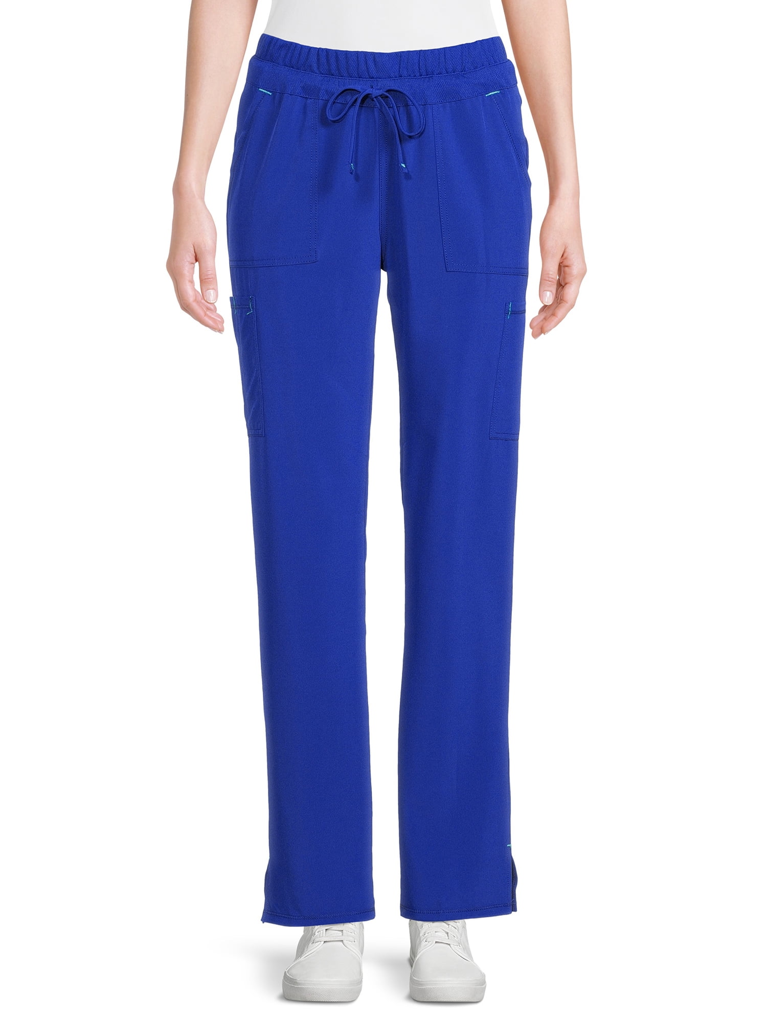 Scrubstar Women's Petite Antimicrobial Premium Performance Drawstring Yoga Scrub Pant