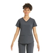 Scrubstar Women's Premium Performance Stretch Double V-Neck Scrub Top, Sizes XS-3XL