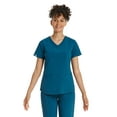thumbnail image 1 of Scrubstar Women's Premium Performance Stretch Double V-Neck Scrub Top, Sizes XS-3XL, 1 of 7