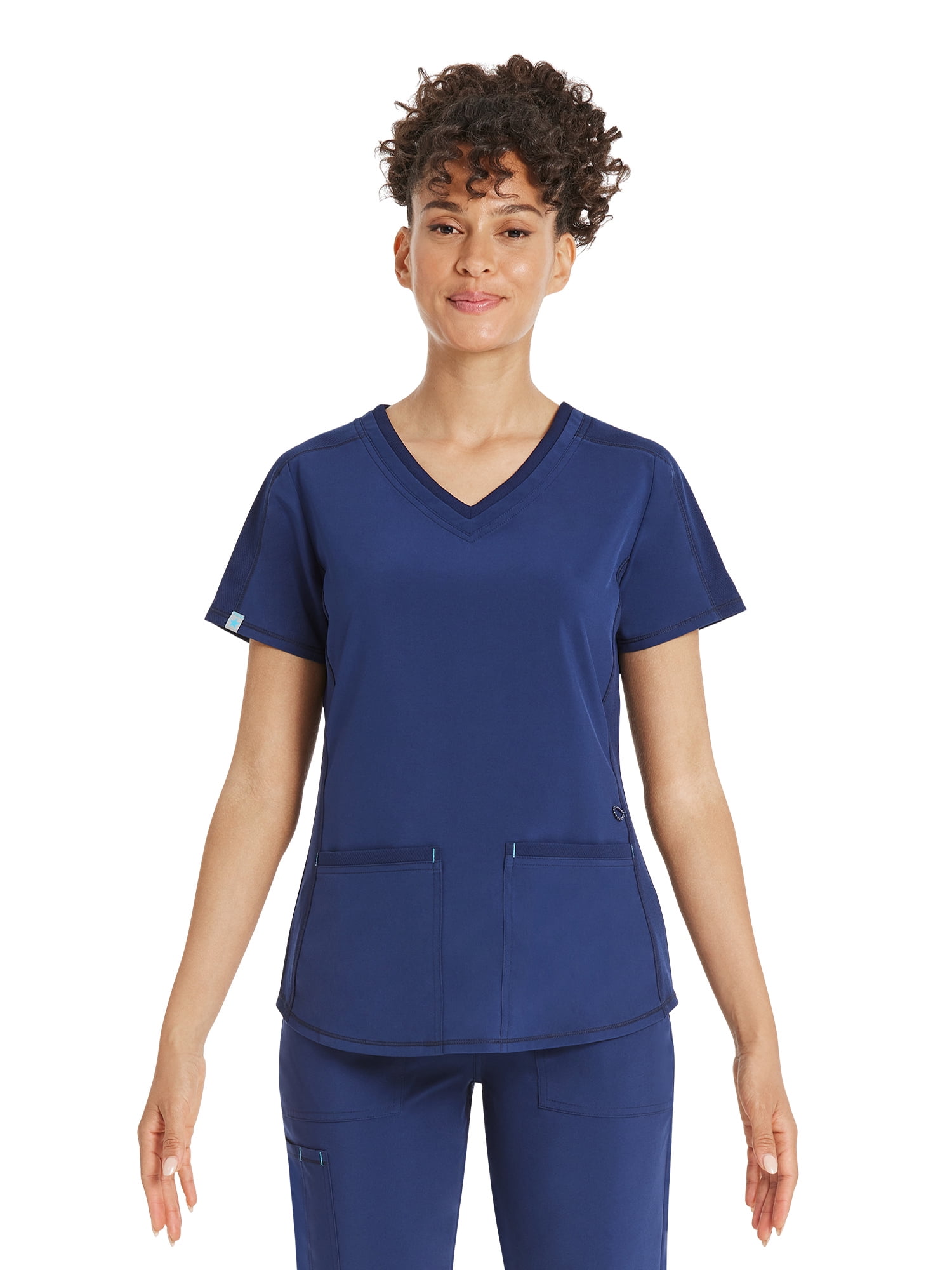 Scrubstar Women's Premium Performance Stretch Double VNeck Scrub Top