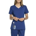 Scrubstar Women's Premium Rayon Mock Wrap Scrub Top