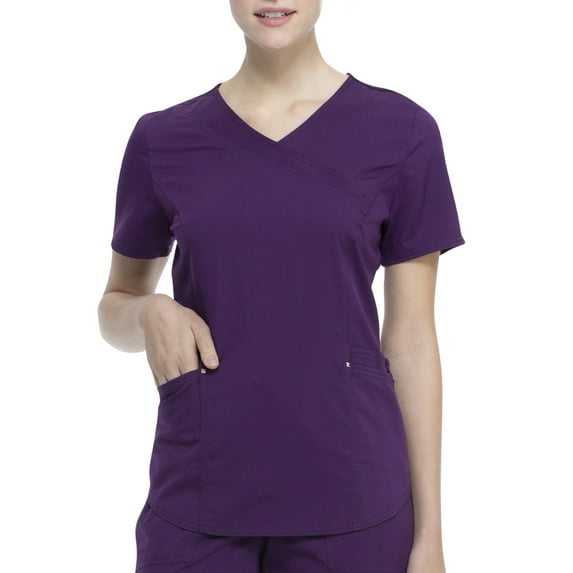 Scrubstar Women's Premium Ultimate Mock Wrap Scrub Top