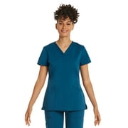 Scrubstar Women's Premium Ultimate Stretch V-Neck Scrub Top, Sizes XS-3XL