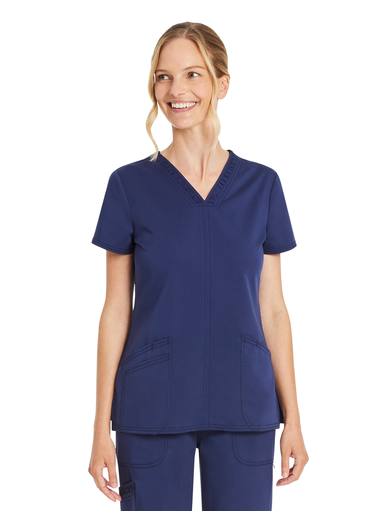 Scrubstar Women's Premium Ultimate Stretch VNeck Scrub Top, Sizes XS
