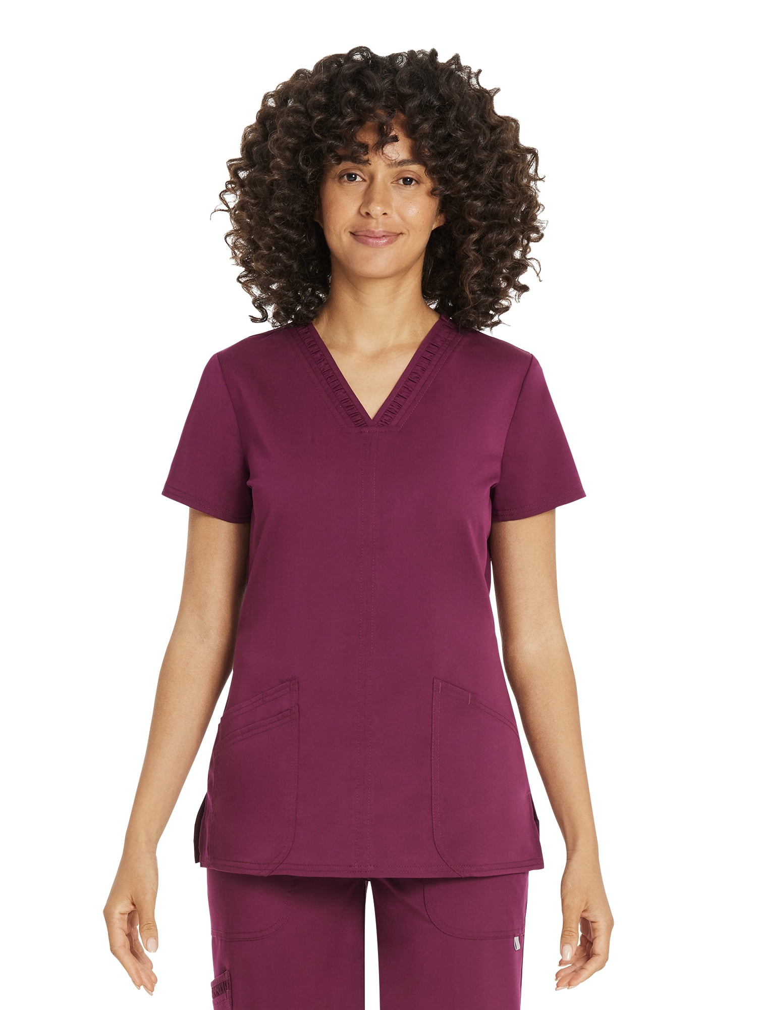 Scrubstar Women's Premium Ultimate Stretch V-Neck Scrub Top, Sizes XS-3XL