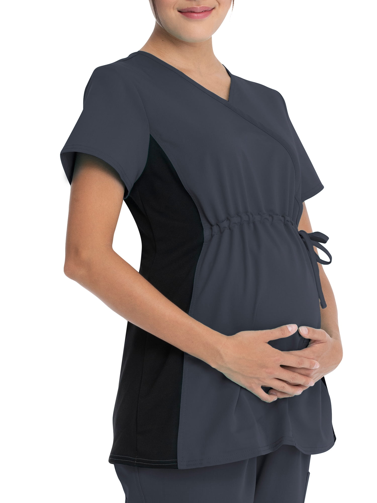 Scrubstar women's premium rayon mock wrap scrub top new arrivals