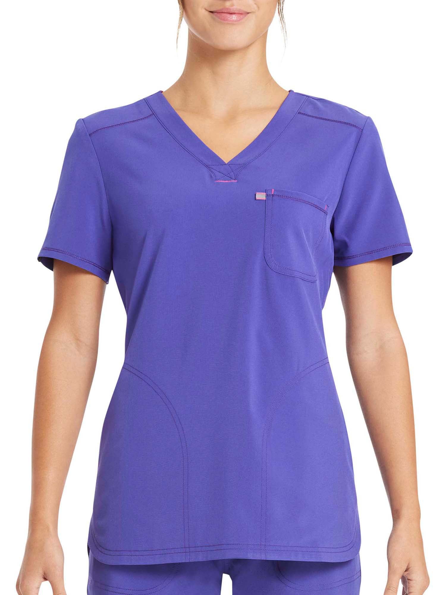 Scrubstar Women's Seasonal Henley Top WM42T671B