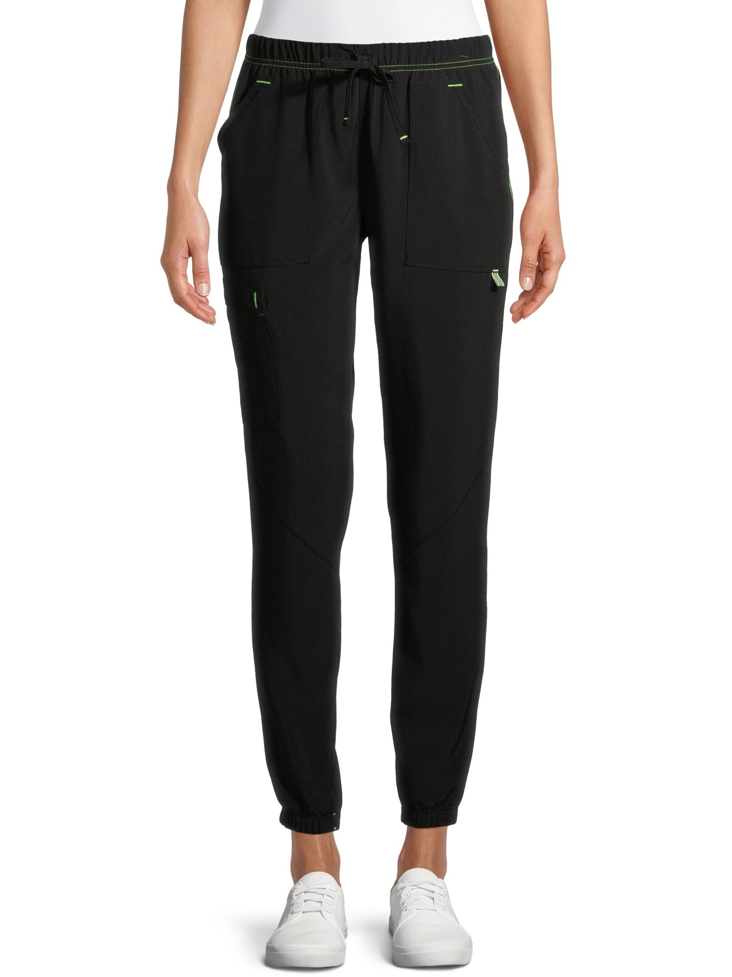 Scrubstar Pockets Mid Rise Relaxed Fit Jogger Scrub Pants Women s Walmart