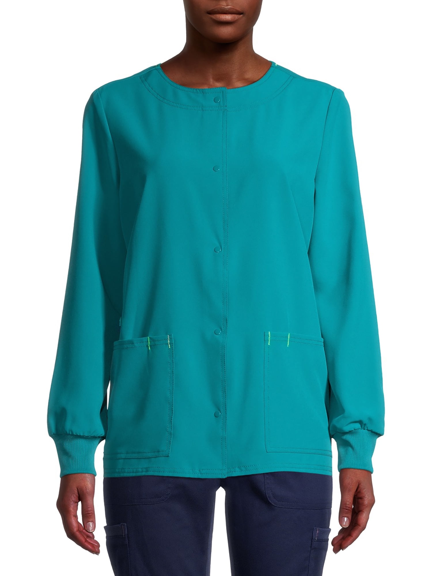 Scrubstar Women's Seasonal Solid Warm Up Scrub Jacket