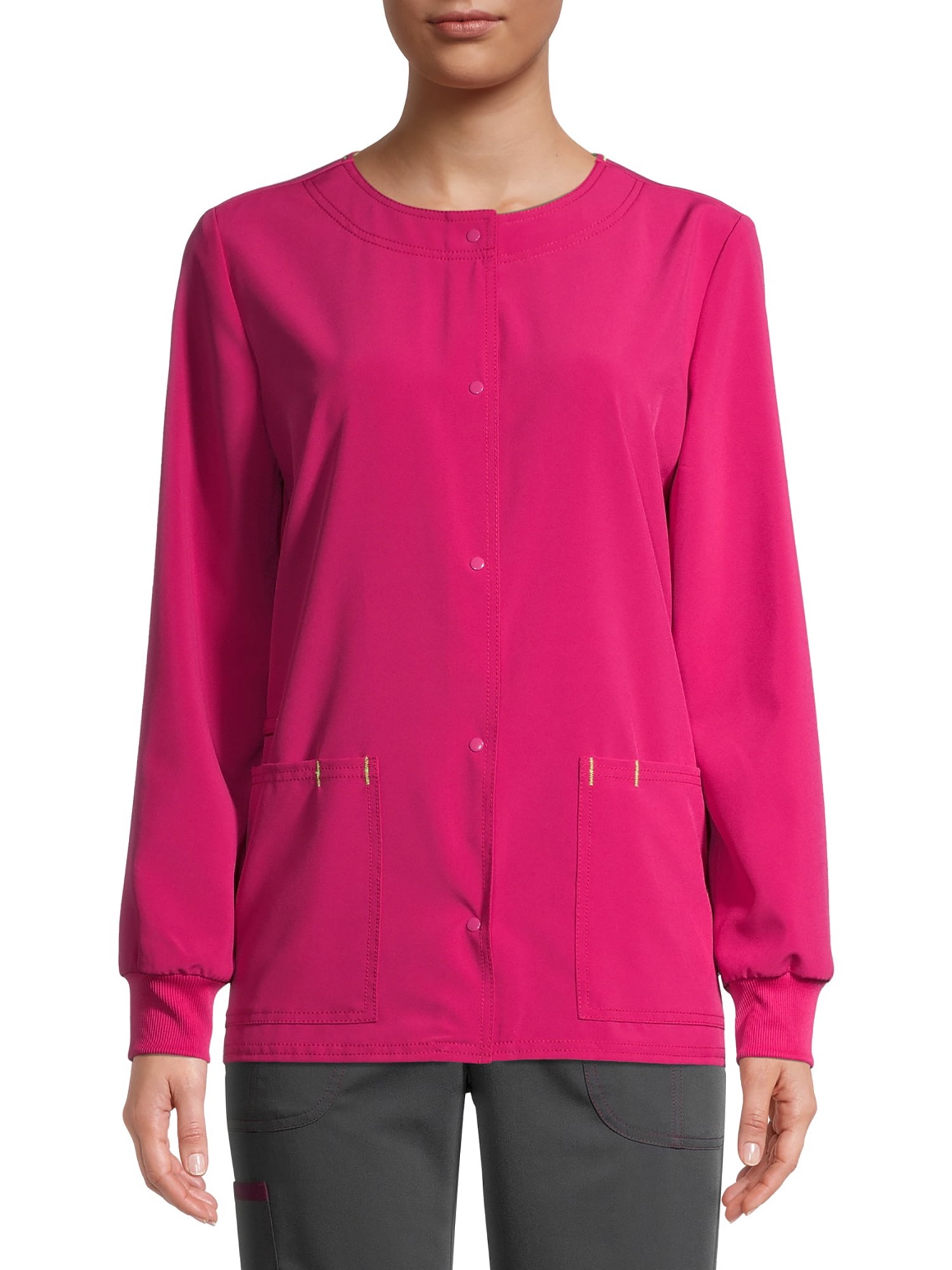 Scrubstar Women's Seasonal Solid Warm Up Scrub Jacket