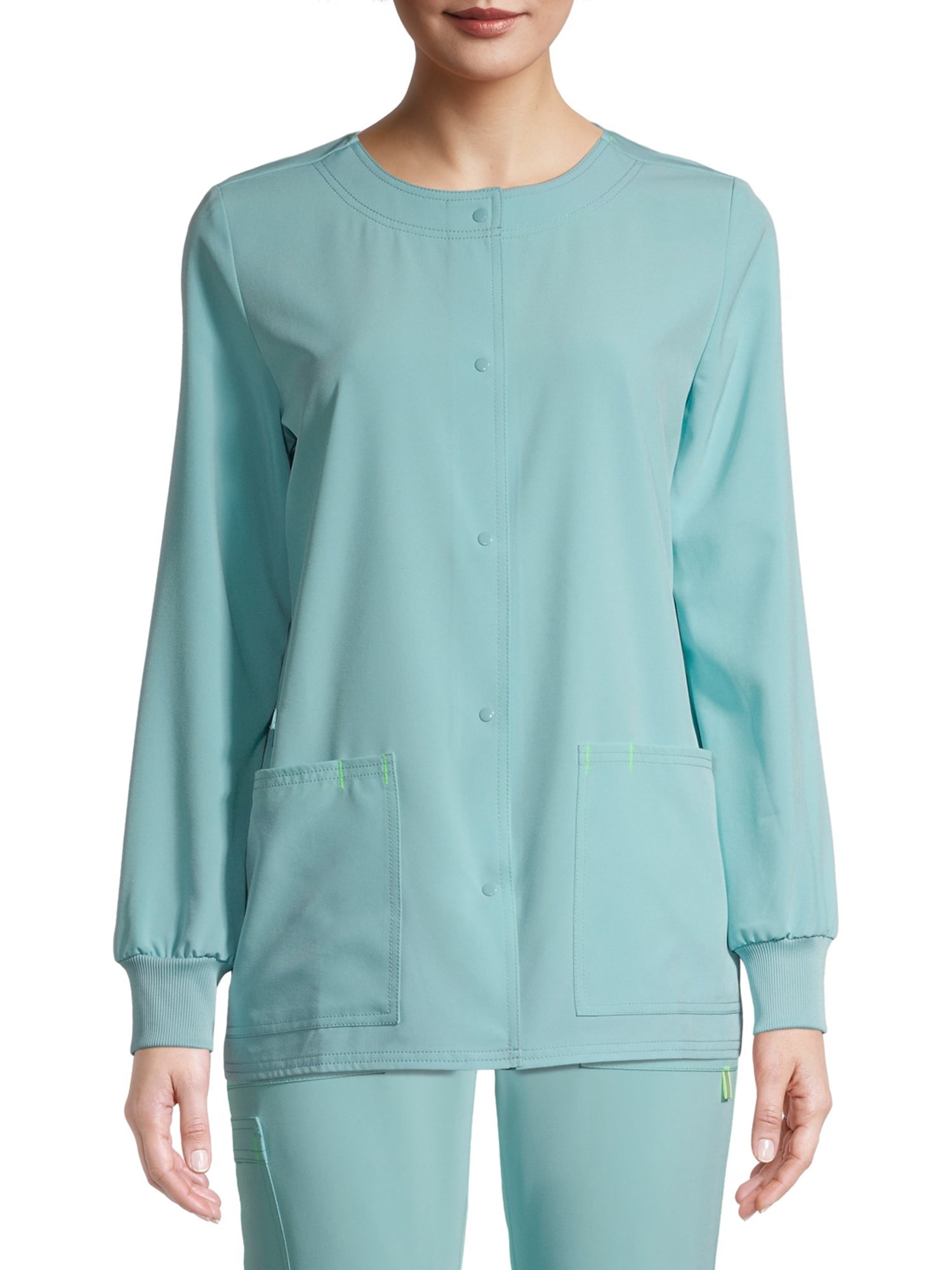 Scrubstar Women's Seasonal Solid Warm Up Scrub Jacket