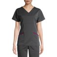thumbnail image 1 of Scrubstar Women's Solid V-Neck Scrub Top, 1 of 6