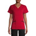 thumbnail image 1 of Scrubstar Women's Solid V-Neck Scrub Top, 1 of 6