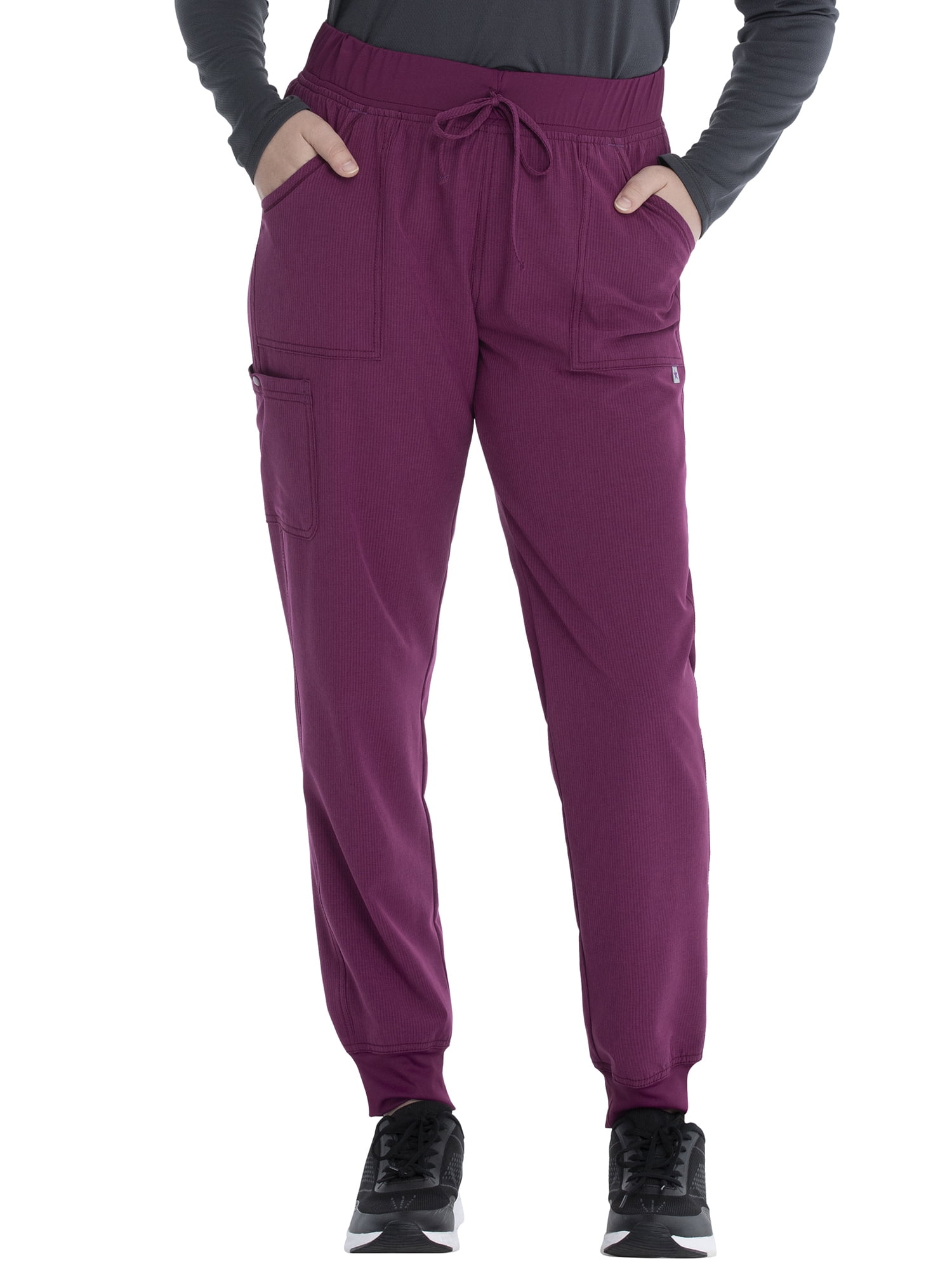 Scrubstar Women's Supreme Stretch Antimicrobial Heather Yoga Jogger