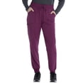 thumbnail image 1 of Scrubstar Women's Supreme Stretch Antimicrobial Heather Yoga Jogger Scrub Pant WM01P097, 1 of 7