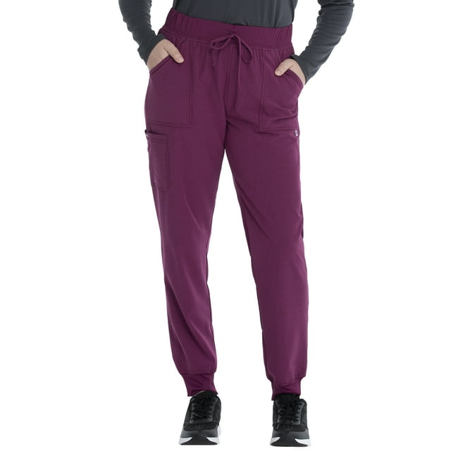 Scrubstar Women's Supreme Stretch Antimicrobial Heather Yoga Jogger