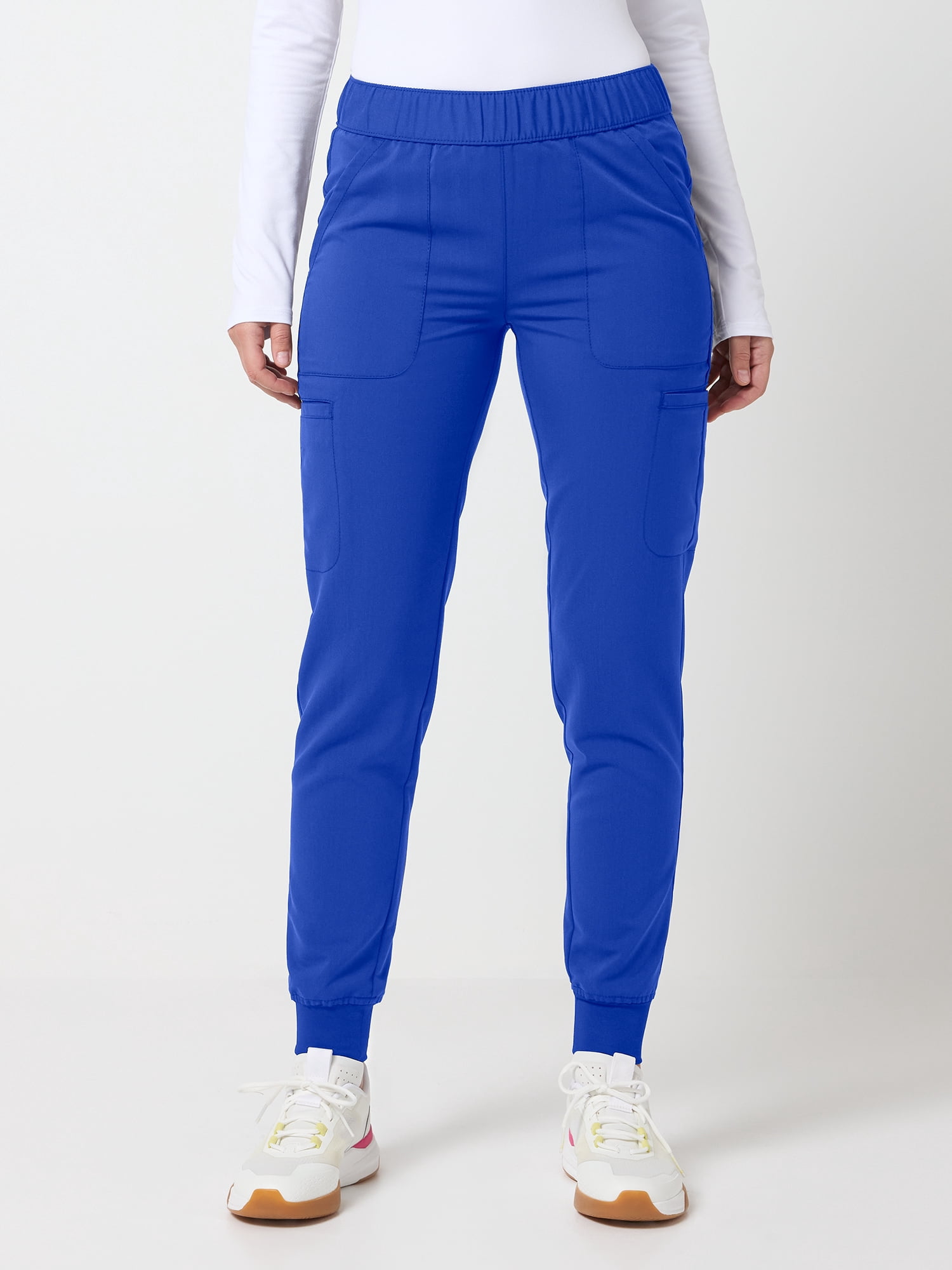 Scrubstar Ultimate Women’s Petite Antimicrobial Cargo Jogger Scrub Pant, Sizes XS–XL