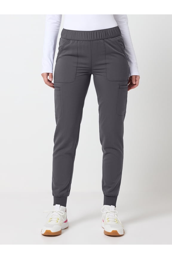Ultimate Women’s Petite Antimicrobial Cargo Jogger Scrub Pant, Sizes XS–XL