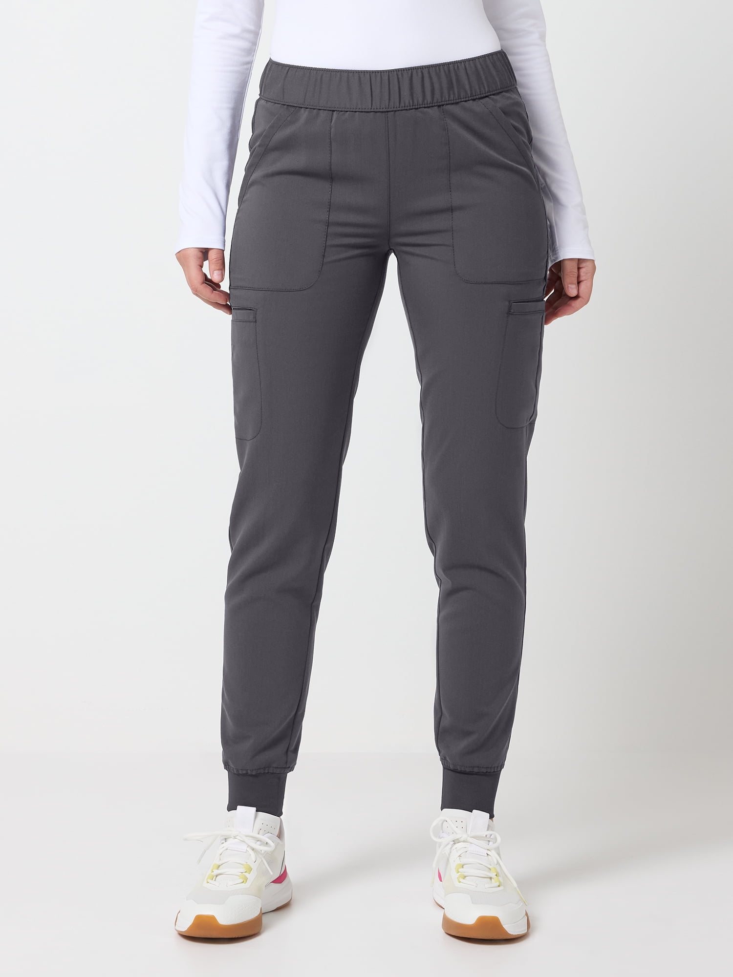 Scrubstar Ultimate Women’s Antimicrobial Cargo Jogger Scrub Pant, Sizes XS–3XL