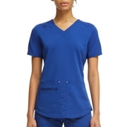 Scrubstar Women's Ultimate Stretch Twill Criss Cross V-Neck Scrub Top WM12T900A