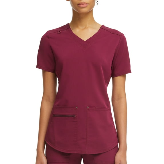 Scrubstar Women's Ultimate Stretch Twill Criss Cross V-Neck Scrub Top WM12T900A
