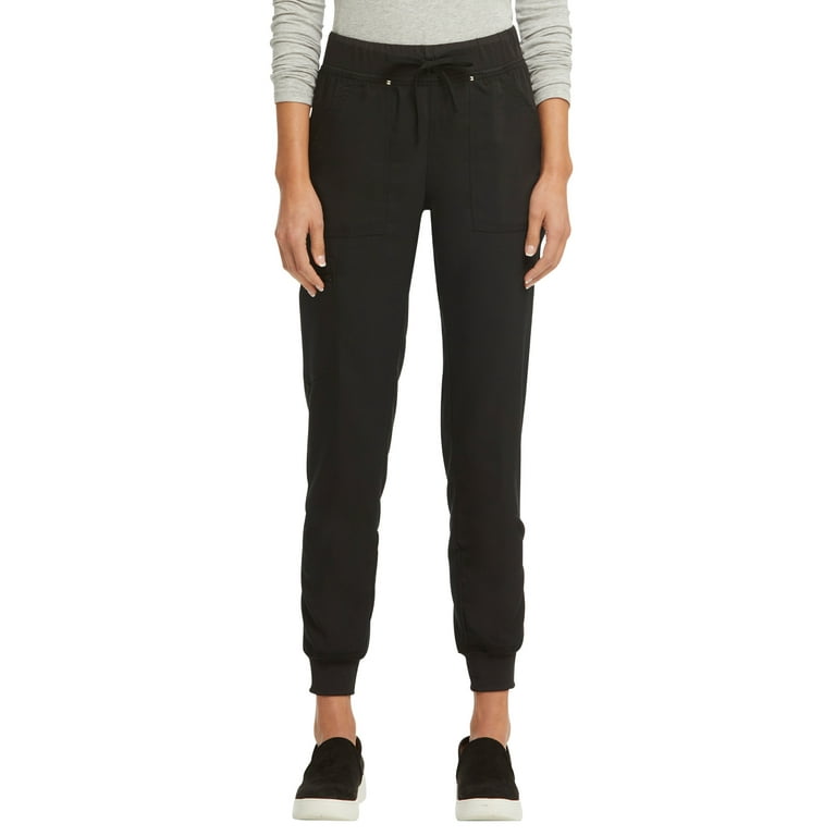 Scrubstar Women s Ultimate Stretch Twill Yoga Drawstring Cargo
