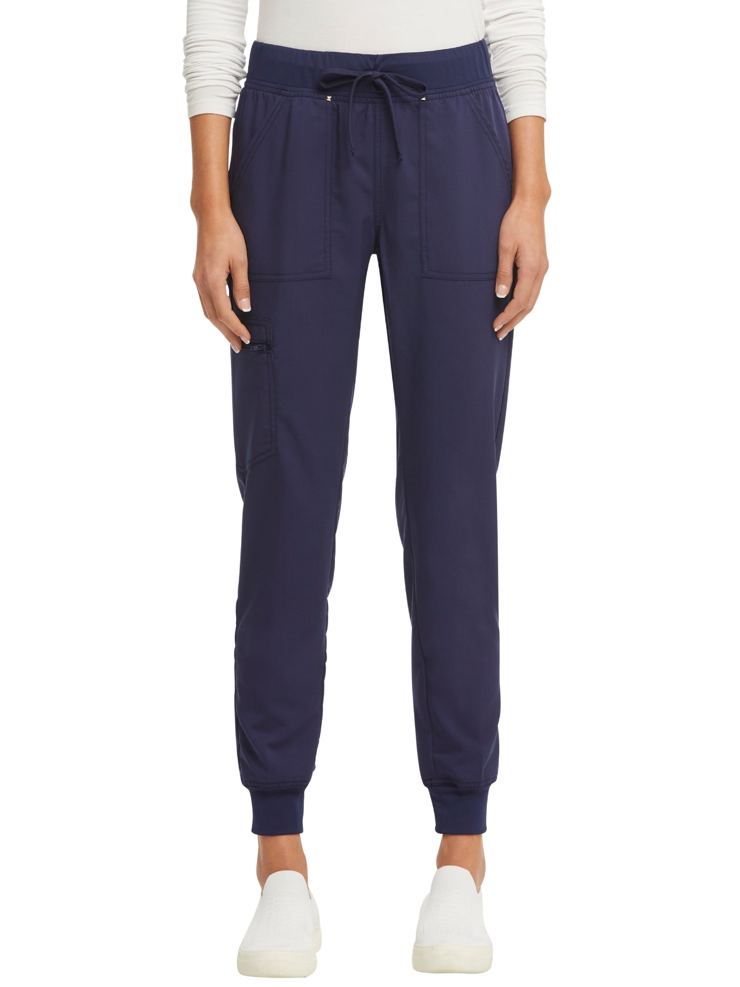 Scrubstar Women's Ultimate Stretch Twill Yoga Drawstring Cargo Jogger