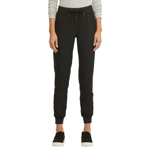 Scrubstar Women's Ultimate Stretch Twill Yoga Drawstring Cargo Jogger