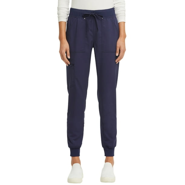 Scrubstar Women's Ultimate Stretch Twill Yoga Drawstring Cargo Jogger