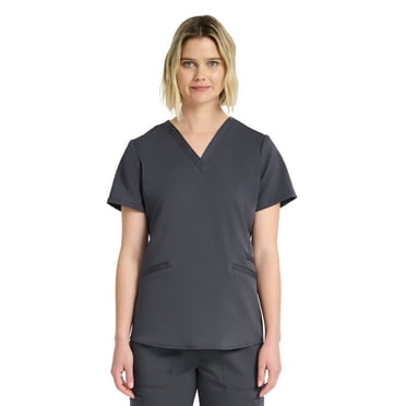 Scrubstar Women's Ultimate Stretch V-Neck Scrub Top, Sizes XS-3XL