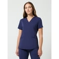 thumbnail image 1 of Scrubstar Ultimate Women’s Antimicrobial Welt Pocket V-Neck Scrub Top, Sizes XS–3XL, 1 of 9