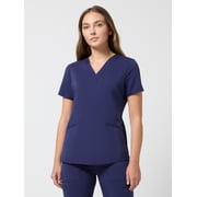 Scrubstar Ultimate Women s Antimicrobial Welt Pocket V-Neck Scrub Top, Sizes XS 3XL