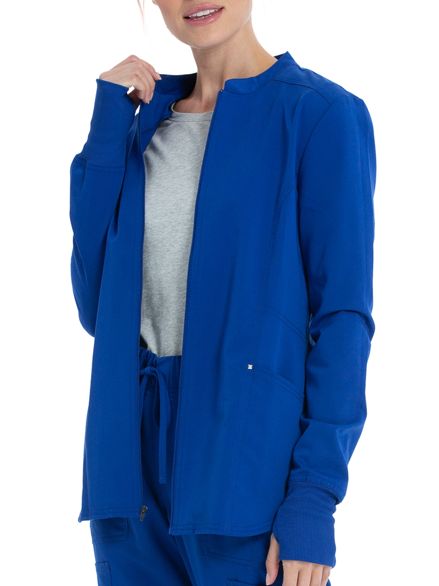 Scrubstar Women's Ultimate Zip Front Stretch Twill Scrub Jacket WD304