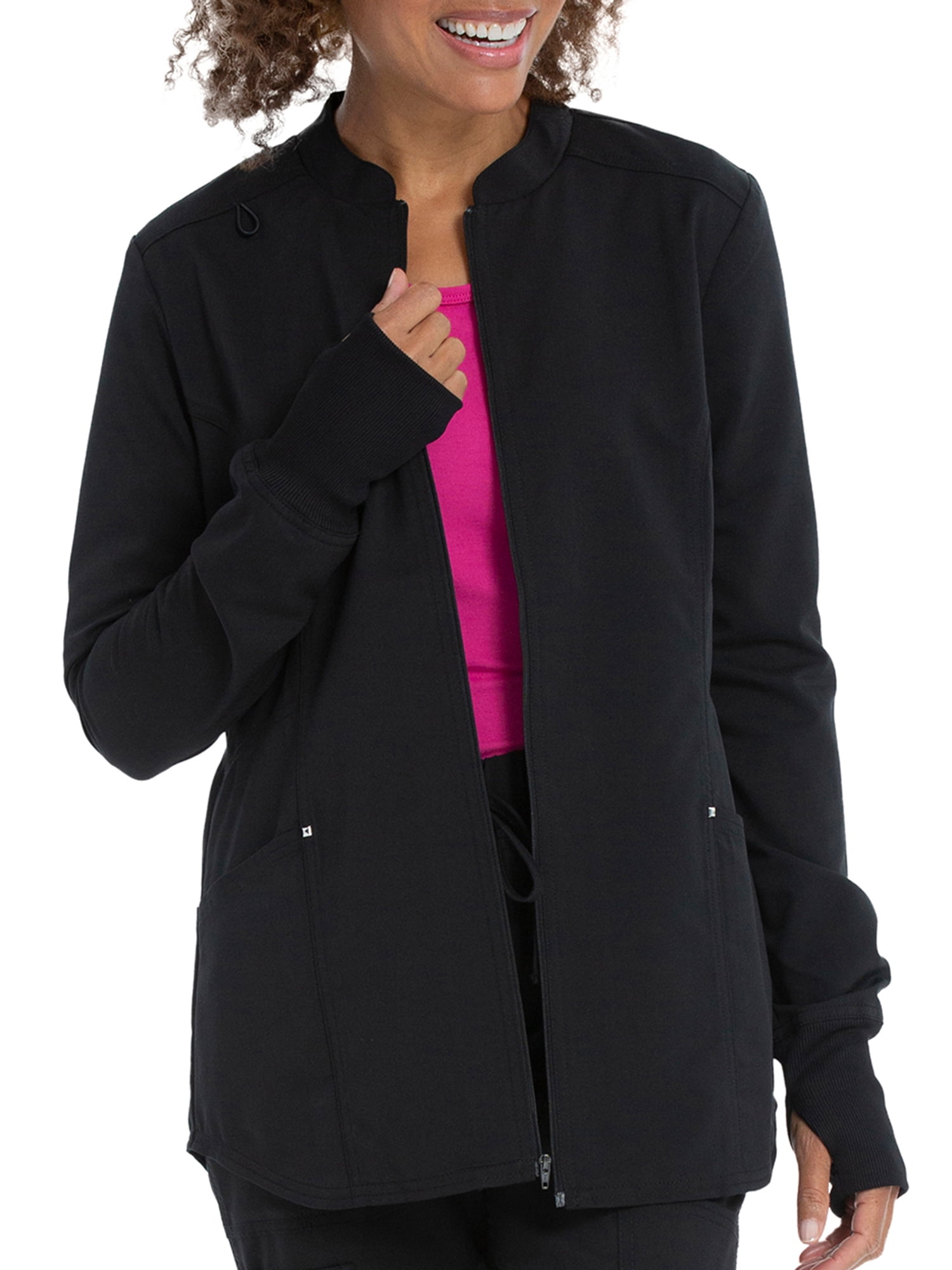 Scrubstar Women's Ultimate Zip Front Stretch Twill Scrub Jacket WD304