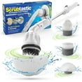 thumbnail image 1 of Scrubtastic Electric Spin Scrubber Brush, Multipurpose Tile Cleaner for Bathroom, Rechargeable Power Scrubber with 3 Rotating Brush Heads, 1 of 8