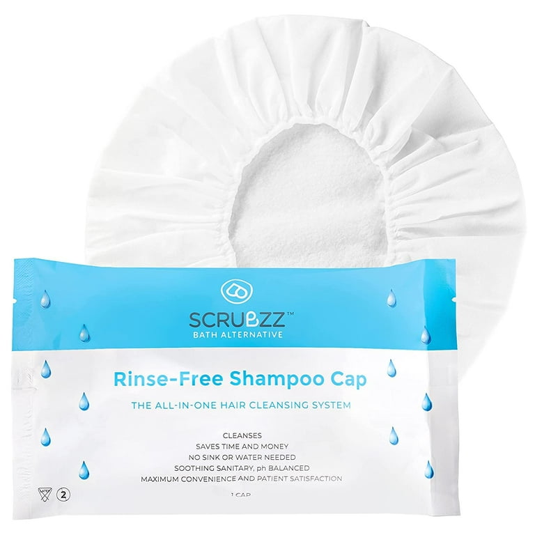 Shower caps with online shampoo in them