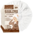 thumbnail image 1 of Scrubzz Rinse Free Shampoo Caps, Shampoo Caps for Bedridden Patients, Hair Washing Shower Caps for Elderly, Waterless Microwavable Hospital Caps No Rinsing Required - Coconut Vanilla - 12 Pack, 1 of 7