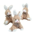 thumbnail image 1 of Scruffy Brown Plush Bunnies - Party Favors - 12 Pieces, 1 of 2