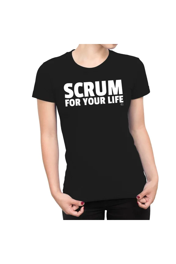 Scrum for Your Life Rugby Lover Funny Energetic Sport Humor Unisex T-Shirt up to size 5XL