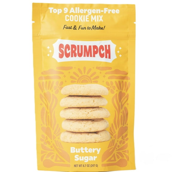 Scrumpch Buttery Sugar Cookie Mix | Gluten-Free, Allergen Friendly, Vegan, Dairy Free, Soy Free, Nut Free