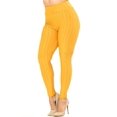 thumbnail image 1 of Scrunch Butt High Waisted Leggings - Plus Size - 1XL 2XL 3XL Mustard 2XL/3XL, 1 of 1