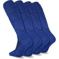 thumbnail image 1 of Scrunch Football Socks 2 Pack, Extra Long Padded Athletic Socks for Men & Women, 1 of 6