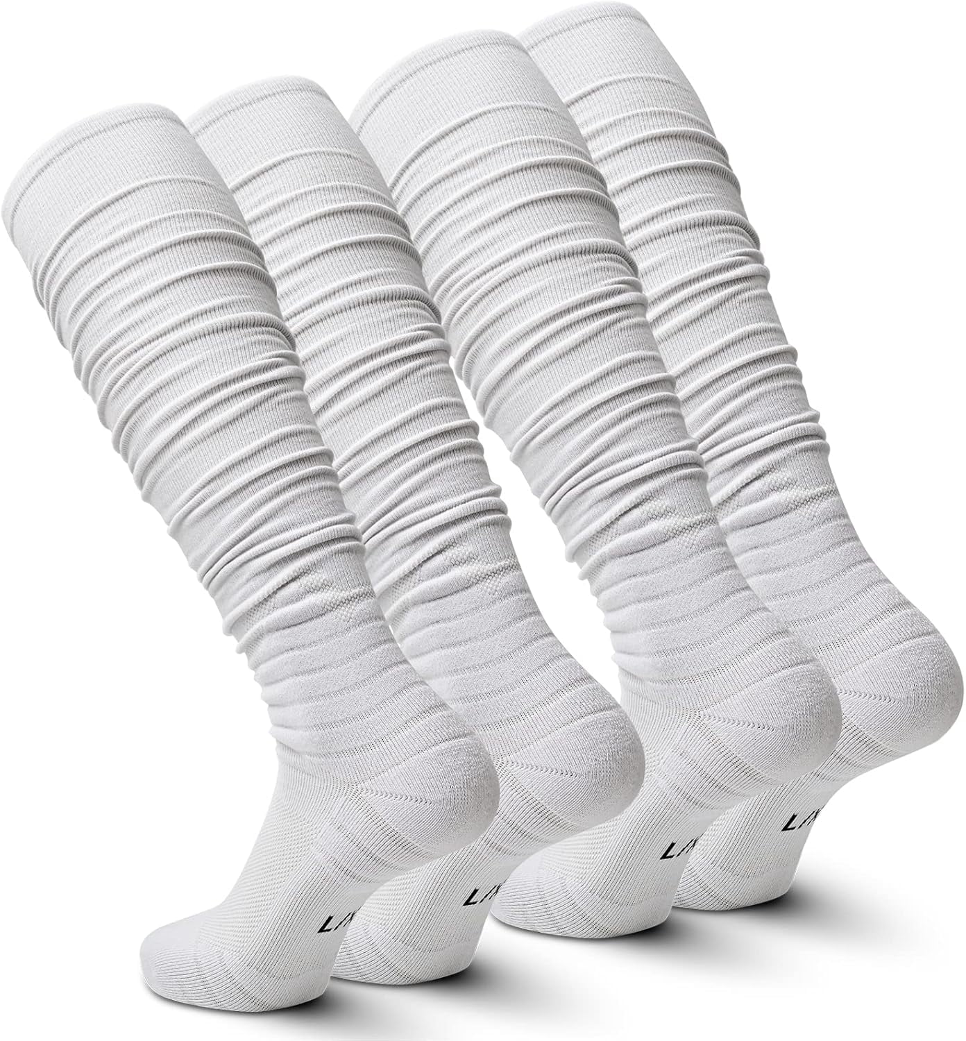 Scrunch Football Socks Ultra Long 1 Pack/2 Packs Combed Cotton With ...