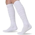 thumbnail image 1 of Scrunch Football Socks Ultra Long 1 Pack/2 Packs Combed Cotton With Ankle Support Padded Knee High Socks Youth Adult, 1 of 6