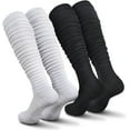 thumbnail image 1 of Scrunch Football Socks Ultra Long 1 Pack/2 Packs Combed Cotton With Ankle Support Padded Knee High Socks Youth Adult, 1 of 6